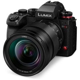 Panasonic｜パナソニック LUMIX S1IIE ミラーレス一眼カメラ 標準ズームSレンズキット ブラック DC-S1M2ESM [ズームレンズ]