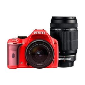 PENTAX K-x ダブルズームキット レッド/ピンク 良品 動作確認済み 1ヶ月保証付 初心者向け