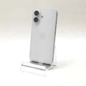【中古品】Apple(アップル) iPhone 16 / 2024 / 128GB / ホワイト / SoftBank版SIMフリー / ランク:C / MYDR3J/A / A3286 【中古品管理番号:41013】