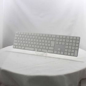 〔中古〕Apple(アップル) Magic Keyboard (テンキー付き) MQ052J／A シルバー〔198-ud〕