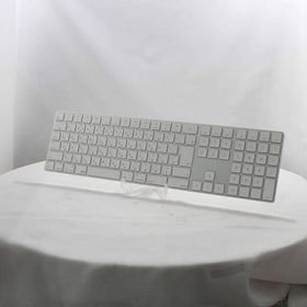 〔中古〕Apple(アップル) Magic Keyboard (テンキー付き) MQ052J／A シルバー〔198-ud〕