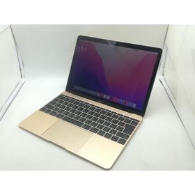 【中古】Apple MacBook 12インチ CTO (Early 2016) ゴールド Core m3 (1.1G)/8G/256G(SSD)/intel HD 515【OSU301】保証期間１ヶ月【ランクC】