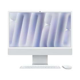 Apple iMac 24インチ Retina 4.5Kディスプレイモデル M4チップ 10コアGPU 256GB SSD 16GBメモリ MWUU3J/A [シルバー] 展示品