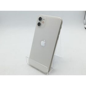 【中古】Apple 国内版 【SIMフリー】 iPhone 11 64GB ホワイト MWLU2J/A【柏】保証期間１ヶ月【ランクC】