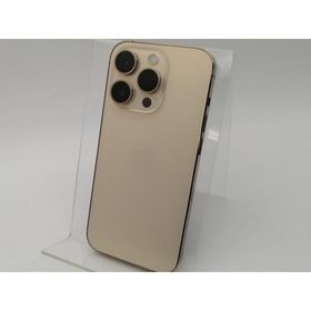 【中古】Apple 楽天モバイル 【SIMフリー】 iPhone 14 Pro 128GB ゴールド MQ073J/A【神保町】保証期間１ヶ月【ランクB】