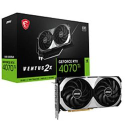〔中古〕MSI(エムエスアイ) MSI GeForce RTX 4070 Ti VENTUS 2X 12G OC〔344-ud〕