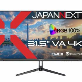 【ECサイト限定】 31.5インチ VAパネル搭載 4K(3840x2160)解像度 液晶モニター JN-V315U2 HDMI DP sRGB:100% PIP/PBP 【2年保証】