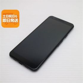 超美品 SoftBank Google Pixel 3a 64GB ジャストブラック スマホ 中古あすつく 土日祝発送 即日発送