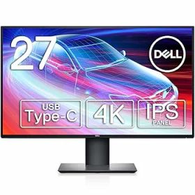 【中古】Dell U2720QM 27インチ 4K モニター (／IPS非光沢／USB Type-C・DP・HDMI／縦横回転・高さ調整／DCI-P3 95%／VESA DisplayHDR 400)