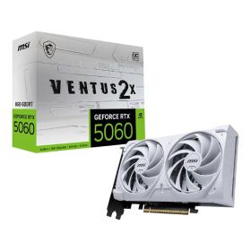 【25日は24時間限定クーポン配布】MSI エムエスアイGeForce RTX 5060 8G VENTUS 2X OC WHITE G5060-8V2CW(2666345)送料無料