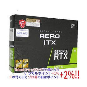 【中古】MSI製グラボ GeForce RTX 3060 Ti AERO ITX 8G OC LHR PCIExp 8GB 元箱あり