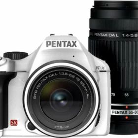 【中古】【非常に良い】PENTAX デジタル一眼レフカメラ K-x ダブルズームキットホワイト