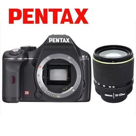 ペンタックス PENTAX K-x 18-135mm 高倍率 レンズセット ブラック デジタル一眼レフ カメラ 中古