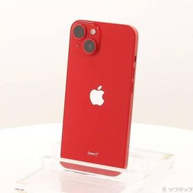 〔中古〕Apple(アップル) iPhone14 128GB プロダクトレッド MPV93J／A SIMフリー〔198-ud〕