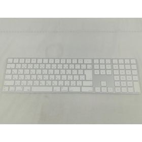 【中古】Apple Magic Keyboard（2017/テンキー付き/A1843） - 日本語（JIS） シルバー MQ052J/A【大阪本店】保証期間１週間