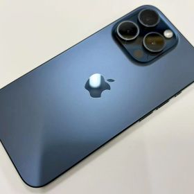 セイモバイル★【中古Bランク】SIMフリー iPhone15 Pro 128GB ブルーチタニウム