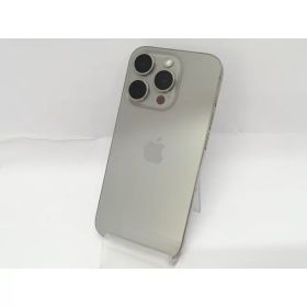 【中古】Apple 国内版 【SIMフリー】 iPhone 15 Pro 128GB ナチュラルチタニウム MTU93J/A【川越クレアモール】保証期間1ヶ月【ランクC】