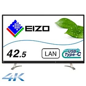 EIZO(エイゾー) USB-C接続 PCモニター FlexScan ブラック EV4340X-BK ［42.5型 /4K(3840×2160） /ワイド /61Hz］ EV4340XBK