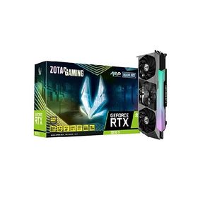 ZOTAC Gaming GeForce RTX 3070 Ti AMP Extreme Holo 8GB GDDR6X 256ビット 19Gbps PCIE 4.0 グラフィックスカード、ホロブラック、IceStorm 2.0 Advanced Cooli