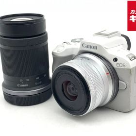 【中古】 【並品】 キヤノン EOS R50 ダブルズームキット ホワイト 【ミラーレス一眼】 【6ヶ月保証】