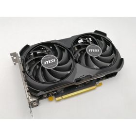 【中古】MSI GeForce RTX 4060 VENTUS 2X BLACK 8G OC RTX4060/8GB(GDDR6)【ECセンター】保証期間１週間