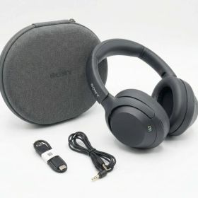 【中古 動作確認済】 ソニー(SONY) ワイヤレスノイズキャンセリングステレオヘッドホン WH-ULT900N ブラック WHULT900N BC 音楽 ミュージック 音楽鑑賞 運動 ランニング 通勤 通学 耳 イヤー イヤホン 音質 没入感 集中 音 使いやすい ジムリラックス 小さい