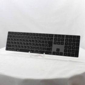 〔中古〕Apple(アップル) Magic Keyboard (JIS／テンキー付き) スペースグレイ MRMH2J／A〔262-ud〕