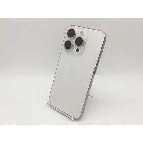 【中古】Apple 国内版 【SIMフリー】 iPhone 15 Pro 128GB ホワイトチタニウム MTU83J/A【鹿児島中町】保証期間1ヶ月【ランクB】