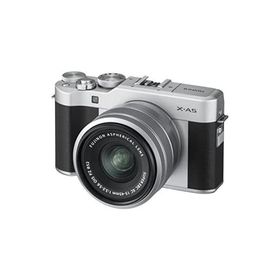 FUJIFILM X-A5レンズキット レンズキット シルバー 良品 動作確認済み 1ヶ月保証付 小型軽量 ミラーレス