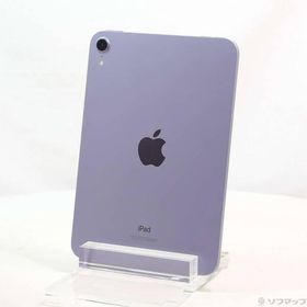 〔中古〕Apple(アップル) iPad mini 第6世代 64GB パープル MK7R3J／A Wi-Fi〔349-ud〕
