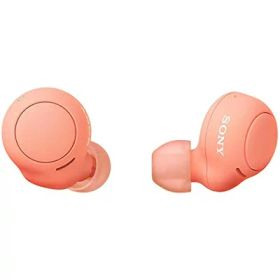 【中古】 ソニー 完全ワイヤレスイヤホン WF-C500 : /軽量小型5.4g/高精度通話品質/簡単ペアリング/IPX4防滴性能/コーラルオレンジ WF-C500 DZ