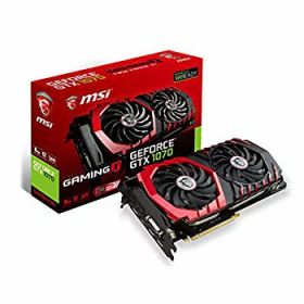 【中古】【非常に良い】MSI オリジナルクーリングシステム TWINFROZR VI 搭載 GeForce GTX 1070グラフィックボード GeForce GTX 1070 GAMING X 8G 2zzhgl6