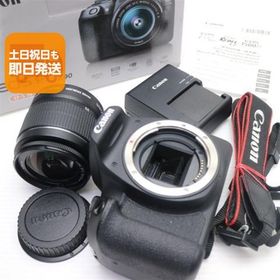 超美品 EOS Kiss X90・EF-S18-55 IS II レンズキット ブラック 中古 Canon あすつく 土日祝発送OK