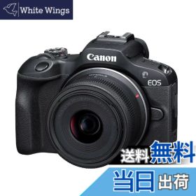 【送料無料】Canon ミラーレス一眼カメラ EOS R100 標準ズームレンズキット(RF-S18-45) ブラック/APS-C/約356g EOSR100-1845ISSTMLK