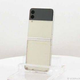 【中古】SAMSUNG(サムスン) Galaxy Z Flip3 5G 128GB クリーム SC-54B docomo SIMフリー 【348-ud】