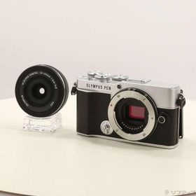 〔中古〕OLYMPUS(オリンパス) OLYMPUS PEN E-P7 14-42mm EZレンズキット シルバー〔349-ud〕