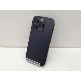 【中古】Apple SoftBank 【SIMフリー】 iPhone 14 Pro 128GB ディープパープル MQ0F3J/A【仙台イービーンズ】保証期間1ヶ月【ランクC】