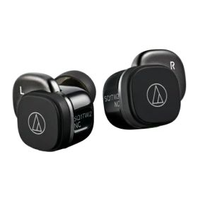 【エントリーで最大2万ポイント当たる｜6/25まで】 オーディオテクニカ｜audio-technica フルワイヤレスイヤホン ブラック ATH-SQ1TW2NC BK [カナル型 /ノイズキャンセリング対応]
