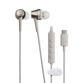 オーディオテクニカ ノイズキャンセリングUSB Type-C用イヤホン ATH-CKD7NC BGD ベージュゴールド