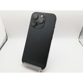 【中古】Apple SoftBank 【SIMフリー】 iPhone 16 Pro 128GB ブラックチタニウム MYMV3J/A【新宿】保証期間１ヶ月【ランクA】