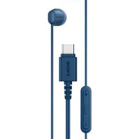 Sony IER-EX15C/L 密閉型ステレオヘッドホン（入力プラグ USB Type-C） ブルー