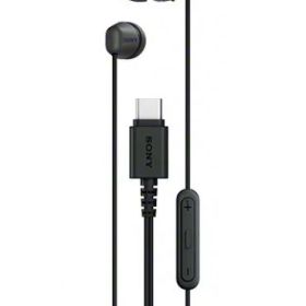 Sony IER-EX15C/B 密閉型ステレオヘッドホン（入力プラグ USB Type-C） ブラック