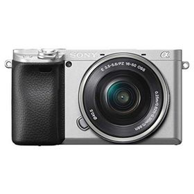 【中古】「非常に良い」SONY(ソニー) APS-C ミラーレス一眼カメラ α6400 パワーズームレンズキット(同梱レンズ:SELP1650) シルバー ILCE-6400L S(ミラーレス一眼)