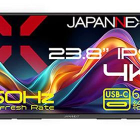 【法人様宛限定】JAPANNEXT JN-MD-IPS238U-C6 液晶ディスプレイ 23.8型/3840×2160/HDMI×1、USB-C×2/ブラック/スピーカー有/2年保証