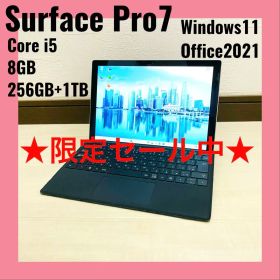 【良品】Surface Pro 7 i5 8G 256GB＋1TB Win11