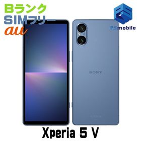 ★良品中古★SOG12 Xperia 5 V ブルー D087387-
