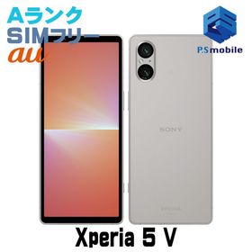 ★超美品★SOG12 Xperia 5 V プラチナシルバー 210757A