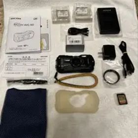 【極美品】RICOH WG-60 ブラック 防水デジタルカメラ
