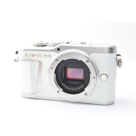シャッター数3200回 OLYMPUS PEN E-PL10 ホワイト ボディ(ミラーレス一眼)