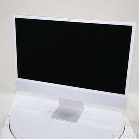 〔中古〕Apple(アップル) iMac 24-inch Mid-2021 MGTF3J／A Apple M1 8コアCPU_7コアGPU 8GB SSD256GB シルバー 〔26.3 Tahoe〕〔258-ud〕